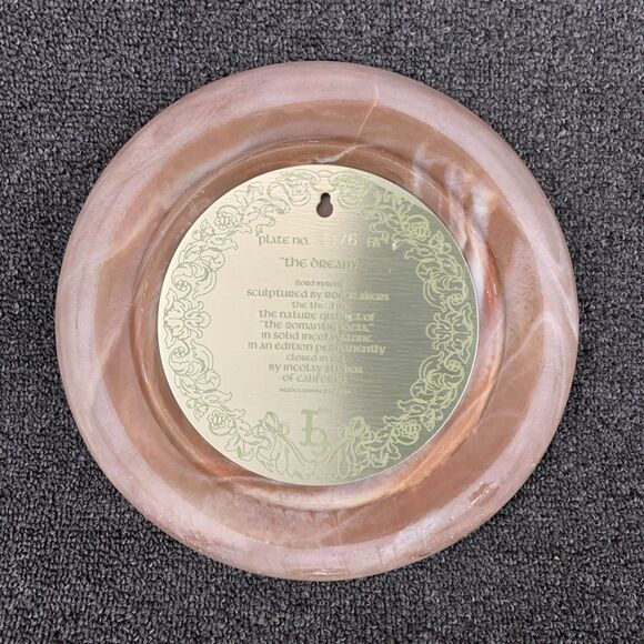 Vintage Incolay Studios Stone Plates The Romantic Poets Series Lot of 3 - Picture 10 of 16